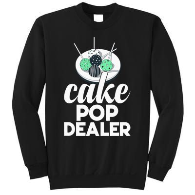 Cake Pop Dealer Funny Cake Baking Coloured Cakepop Baker Sweatshirt