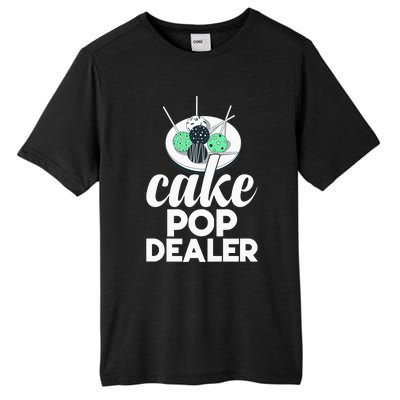 Cake Pop Dealer Funny Cake Baking Coloured Cakepop Baker Tall Fusion ChromaSoft Performance T-Shirt