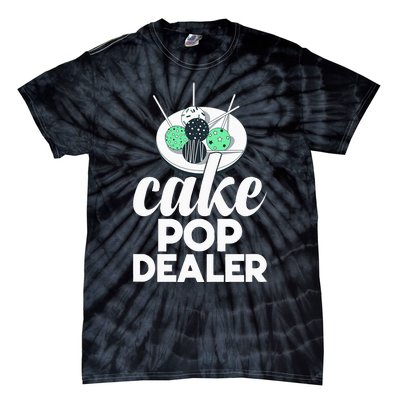 Cake Pop Dealer Funny Cake Baking Coloured Cakepop Baker Tie-Dye T-Shirt