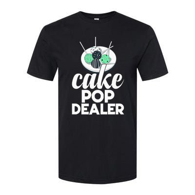 Cake Pop Dealer Funny Cake Baking Coloured Cakepop Baker Softstyle CVC T-Shirt