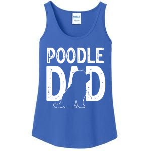 Cute Poodle Dog Dad Puppy Lover Father Gift Ladies Essential Tank