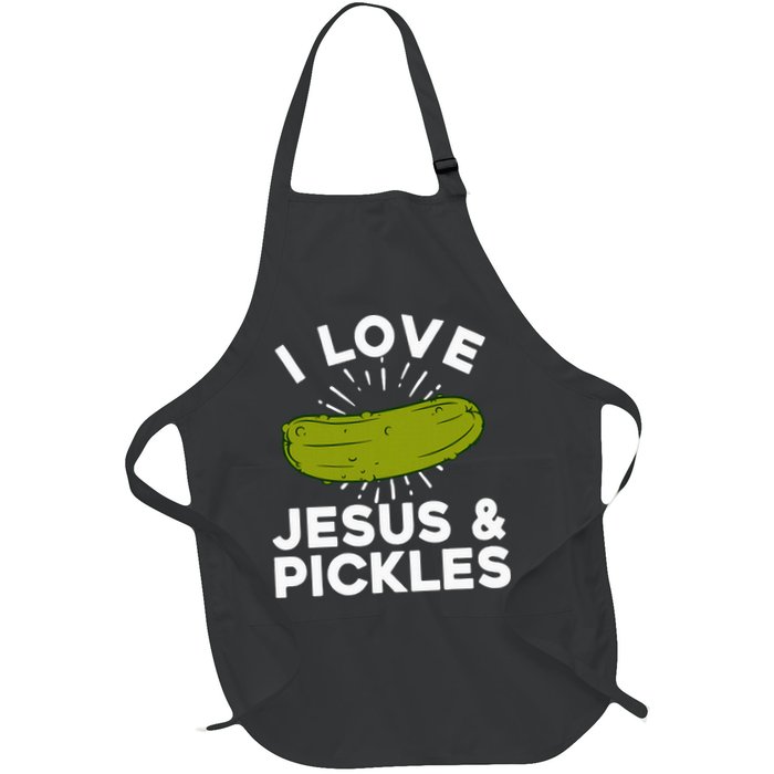 Cute Pickle Design Jesus Pickle Lovers Apron