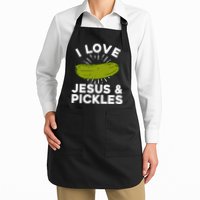 Cute Pickle Design Jesus Pickle Lovers Apron
