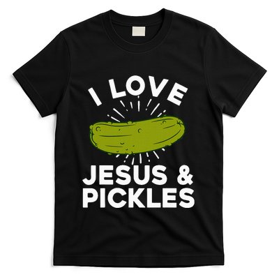 Cute Pickle Design Jesus Pickle Lovers T-Shirt