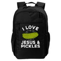 Cute Pickle Design Jesus Pickle Lovers Daily Commute Backpack