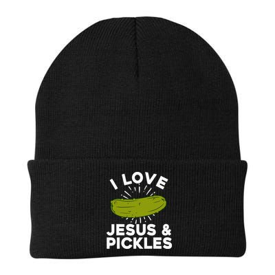 Cute Pickle Design Jesus Pickle Lovers Beanie