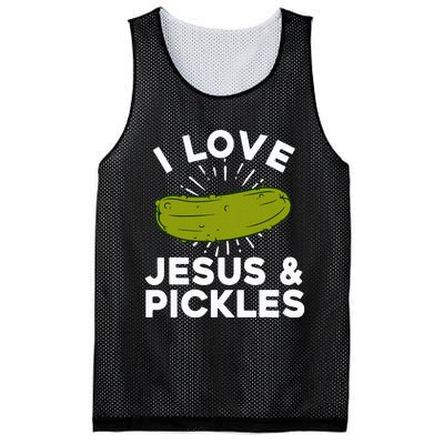 Cute Pickle Design Jesus Pickle Lovers Mesh Reversible Basketball Jersey Tank