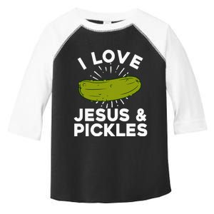 Cute Pickle Design Jesus Pickle Lovers Toddler Fine Jersey T-Shirt