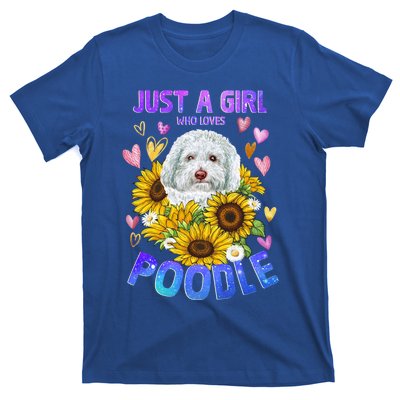 Cute Poodle Dog Loving Puppy Lover Cute Gift T-Shirt