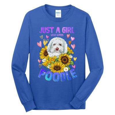 Cute Poodle Dog Loving Puppy Lover Cute Gift Tall Long Sleeve T-Shirt