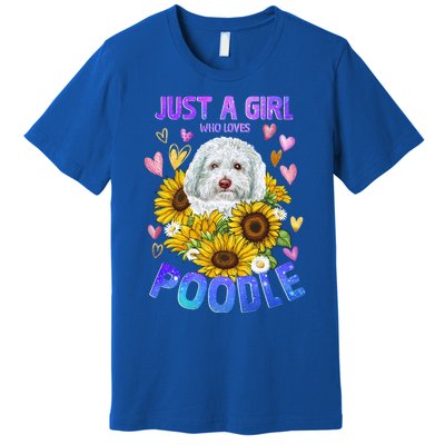 Cute Poodle Dog Loving Puppy Lover Cute Gift Premium T-Shirt