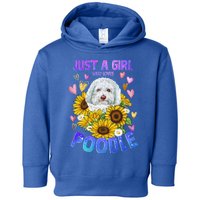 Cute Poodle Dog Loving Puppy Lover Cute Gift Toddler Hoodie