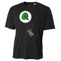 Crypto Pepe Design For Pepe Crypto And Pepe Coin Cooling Performance Crew T-Shirt