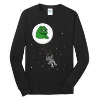 Crypto Pepe Design For Pepe Crypto And Pepe Coin Tall Long Sleeve T-Shirt