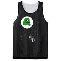 Crypto Pepe Design For Pepe Crypto And Pepe Coin Mesh Reversible Basketball Jersey Tank