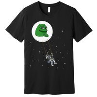 Crypto Pepe Design For Pepe Crypto And Pepe Coin Premium T-Shirt