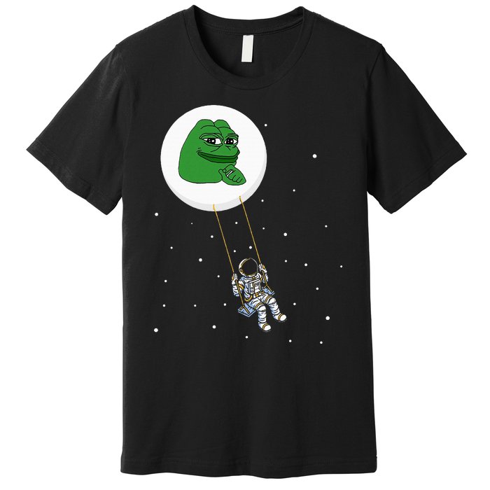 Crypto Pepe Design For Pepe Crypto And Pepe Coin Premium T-Shirt