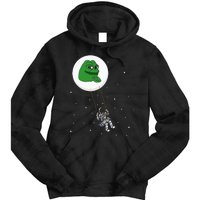 Crypto Pepe Design For Pepe Crypto And Pepe Coin Tie Dye Hoodie