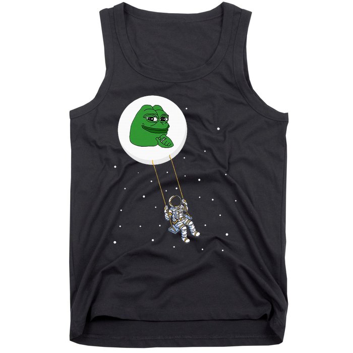 Crypto Pepe Design For Pepe Crypto And Pepe Coin Tank Top