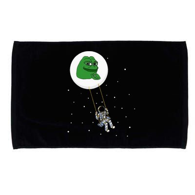 Crypto Pepe Design For Pepe Crypto And Pepe Coin Microfiber Hand Towel