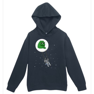 Crypto Pepe Design For Pepe Crypto And Pepe Coin Urban Pullover Hoodie