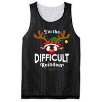 Christmas Pjs Difficult Xmas Reindeer Matching Mesh Reversible Basketball Jersey Tank