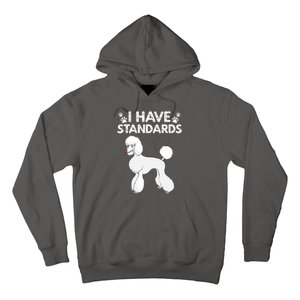 Cute Poodle Design For Men Women Standard Poodle Dog Lovers Hoodie