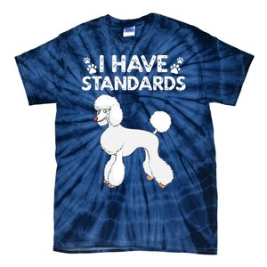 Cute Poodle Design For Men Women Standard Poodle Dog Lovers Tie-Dye T-Shirt