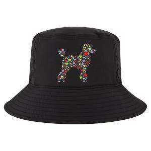 Cute Poodle Dog Hearts Silhouette Owner Gift Cool Comfort Performance Bucket Hat