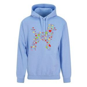 Cute Poodle Dog Hearts Silhouette Owner Gift Unisex Surf Hoodie