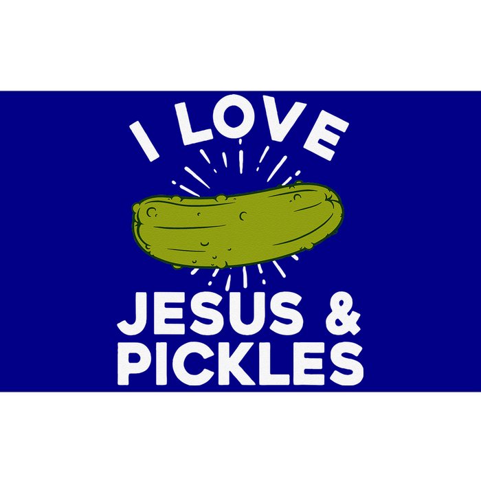 Cute Pickle Design For Jesus Pickle Lovers Bumper Sticker