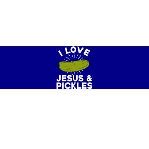 Cute Pickle Design For Jesus Pickle Lovers Bumper Sticker