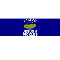 Cute Pickle Design For Jesus Pickle Lovers Bumper Sticker