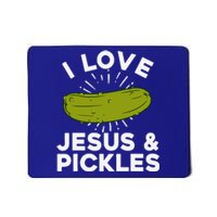 Cute Pickle Design For Jesus Pickle Lovers Mousepad