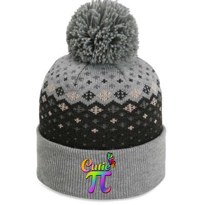 Cute Pi Day 314 Rainbow Butterfly Cutie Pi The Baniff Cuffed Pom Beanie