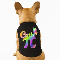 Cute Pi Day 314 Rainbow Butterfly Cutie Pi Doggie Tank