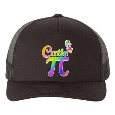 Cute Pi Day 314 Rainbow Butterfly Cutie Pi Yupoong Adult 5-Panel Trucker Hat
