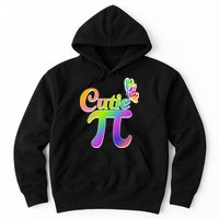 Cute Pi Day 314 Rainbow Butterfly Cutie Pi Hoodie