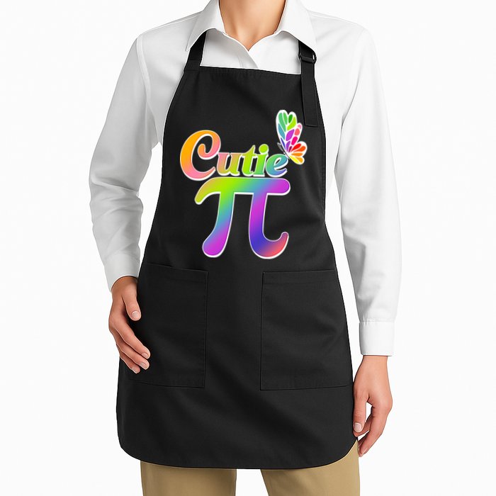 Cute Pi Day 314 Rainbow Butterfly Cutie Pi Apron