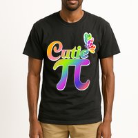 Cute Pi Day 314 Rainbow Butterfly Cutie Pi Tall T-Shirt