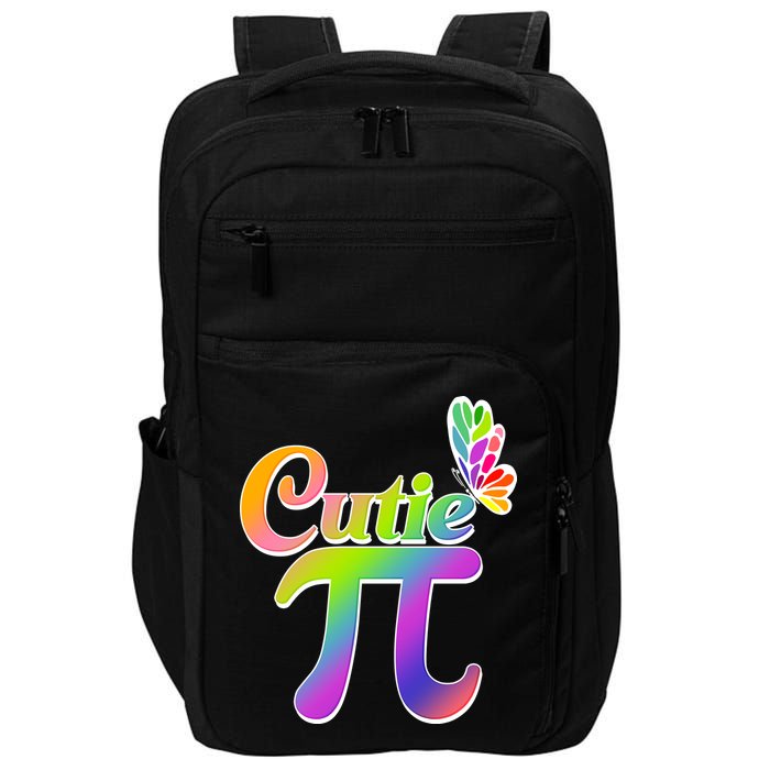 Cute Pi Day 314 Rainbow Butterfly Cutie Pi Impact Tech Backpack