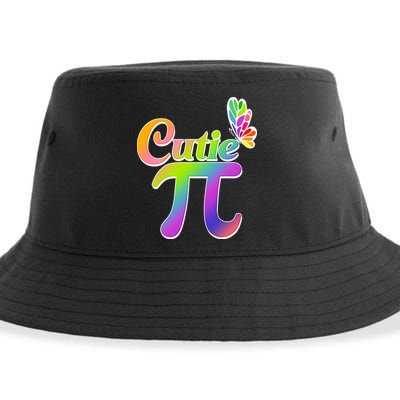 Cute Pi Day 314 Rainbow Butterfly Cutie Pi Sustainable Bucket Hat