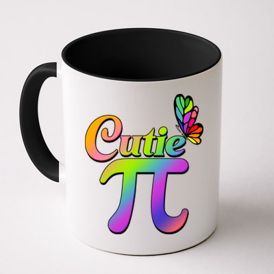 Cute Pi Day 314 Rainbow Butterfly Cutie Pi Mug