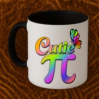 Cute Pi Day 314 Rainbow Butterfly Cutie Pi Mug