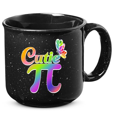 Cute Pi Day 314 Rainbow Butterfly Cutie Pi 15oz Campfire Ceramic Mug