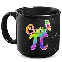 Cute Pi Day 314 Rainbow Butterfly Cutie Pi 15oz Campfire Ceramic Mug