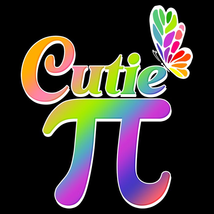 Cute Pi Day 314 Rainbow Butterfly Cutie Pi Drawstring Bag