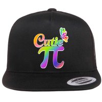 Cute Pi Day 314 Rainbow Butterfly Cutie Pi Flatbill Hat
