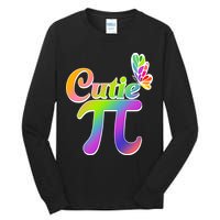 Cute Pi Day 314 Rainbow Butterfly Cutie Pi Tall Long Sleeve T-Shirt