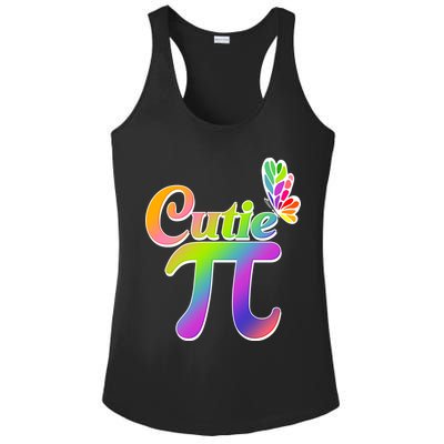 Cute Pi Day 314 Rainbow Butterfly Cutie Pi Ladies PosiCharge Competitor Racerback Tank
